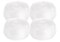 FabricLA Faux Fur Ribbon Trim Fabric - 1" Wide x 72" Long (6 FT) - Soft Christmas Fur Great for Crafting, Sewing, and Decorating - White